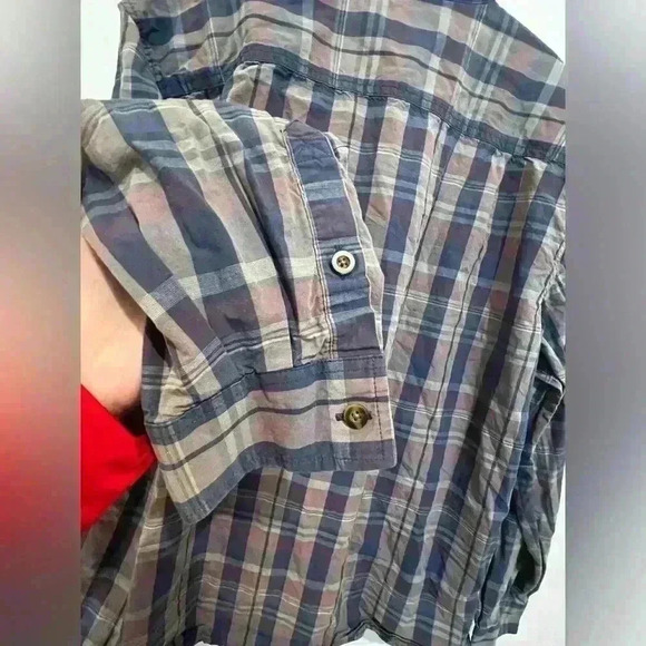 Carhartt Men’s Plaid Button Up Shirt Relaxed Fit Size Large - Picture 10 of 15